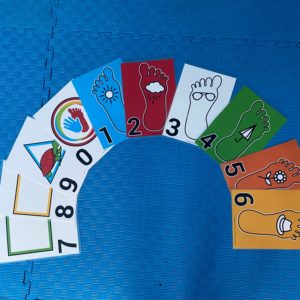 10 color pictogram cards A4 plasticized